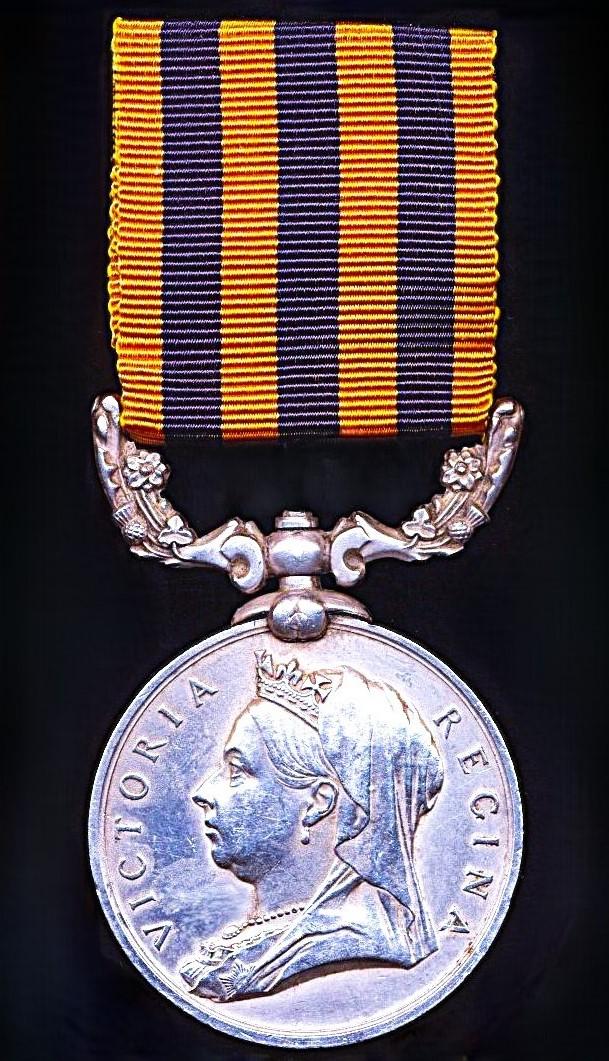 British South Africa Company 1890-97. With 'Rhodesia 1896' reverse (Troopr E. H. Rouse. Gifford's Horse)