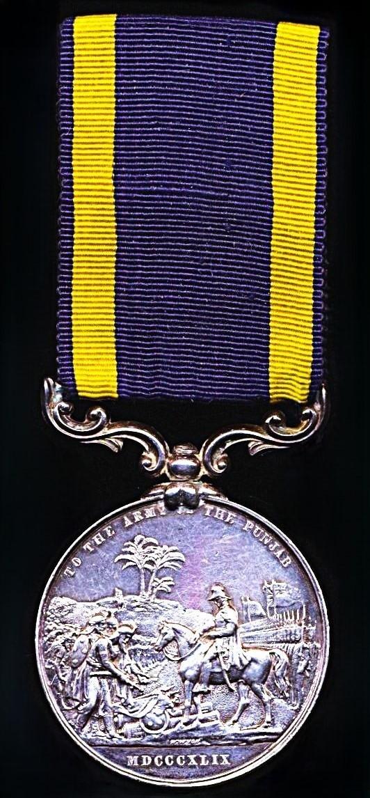 Punjab Medal 1848-49. No clasp (Asst. Surgn. N. S. Smith, 29th Bengal N.I.)