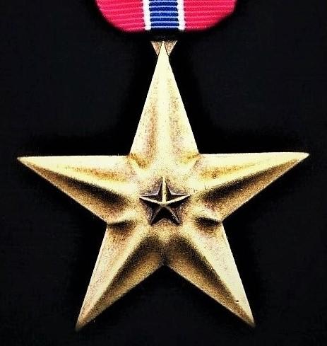 United States: Bronze Star Medal. With 'V' Valor device & 1 x Silver 'Oakleaf Cluster'