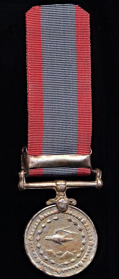 India: Special Service Medal (Visesh Seva Padak). With clasp 'Suraksha' (2878743 LNk R S Tomer Rajaif)