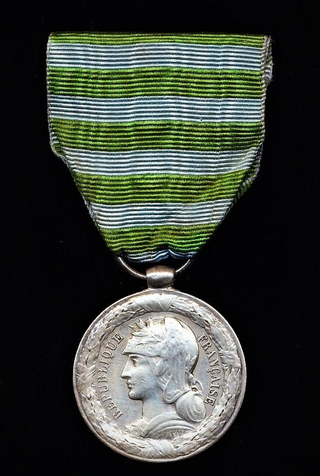 France: Madagascar Medal (1st Expedition) 1883-1886 (Medaille Du Madagascar 1883-86). 1st Type medal
