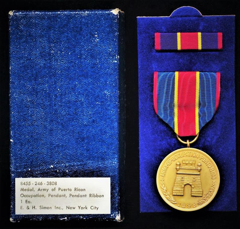 Aberdeen Medals United States The Army of Puerto Rican Occupation Medal