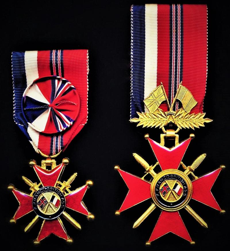 Franco-British Cross of Honour. Commander, neck badge  (Croix d’Honneur Franco-Britannique, Commandeur classe)