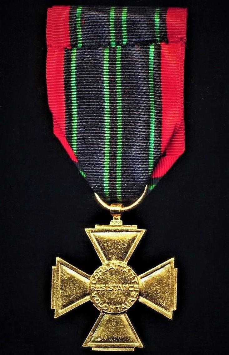 Aberdeen Medals France Combatants Cross For Resistance Volunteers aberdeen-medals-france-combatants-cross-for-resistance-volunteers