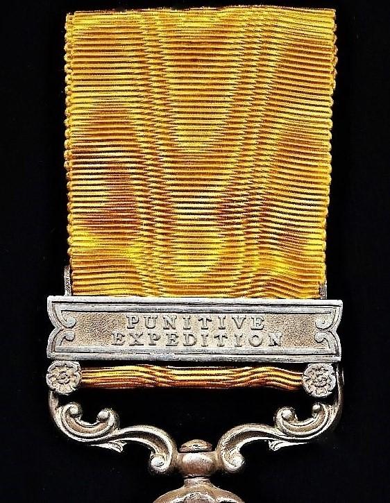 British North Borneo Company Medal 1897-1916. Silver issue with clasp 'Punitive Expedition'