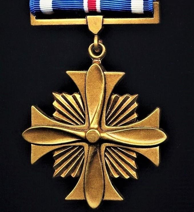 United States: Distinguished Flying Cross. With combat 'V' Valor device, as worn by United States Navy & United States Marine Corps
