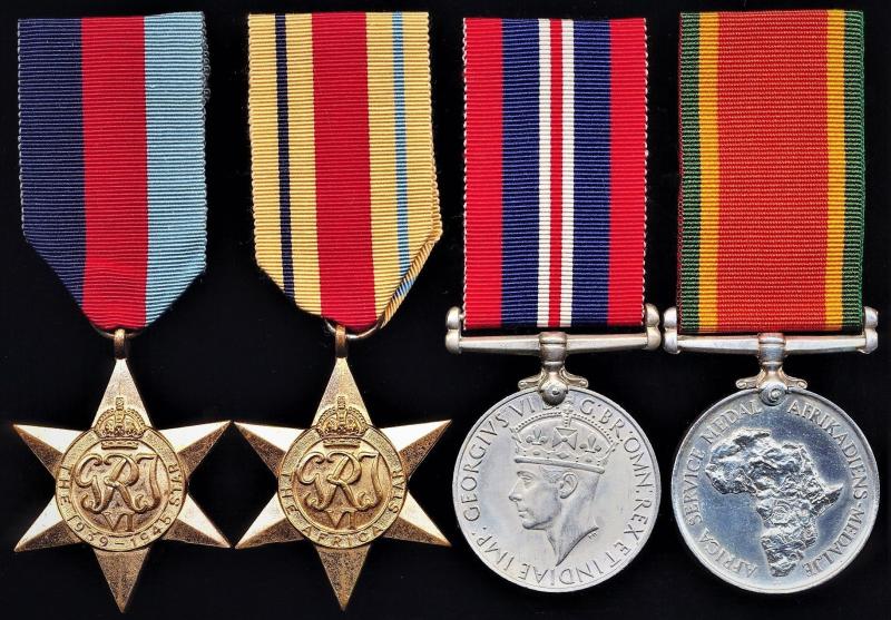 Aberdeen Medals A Union of South Africa Second World War 'East