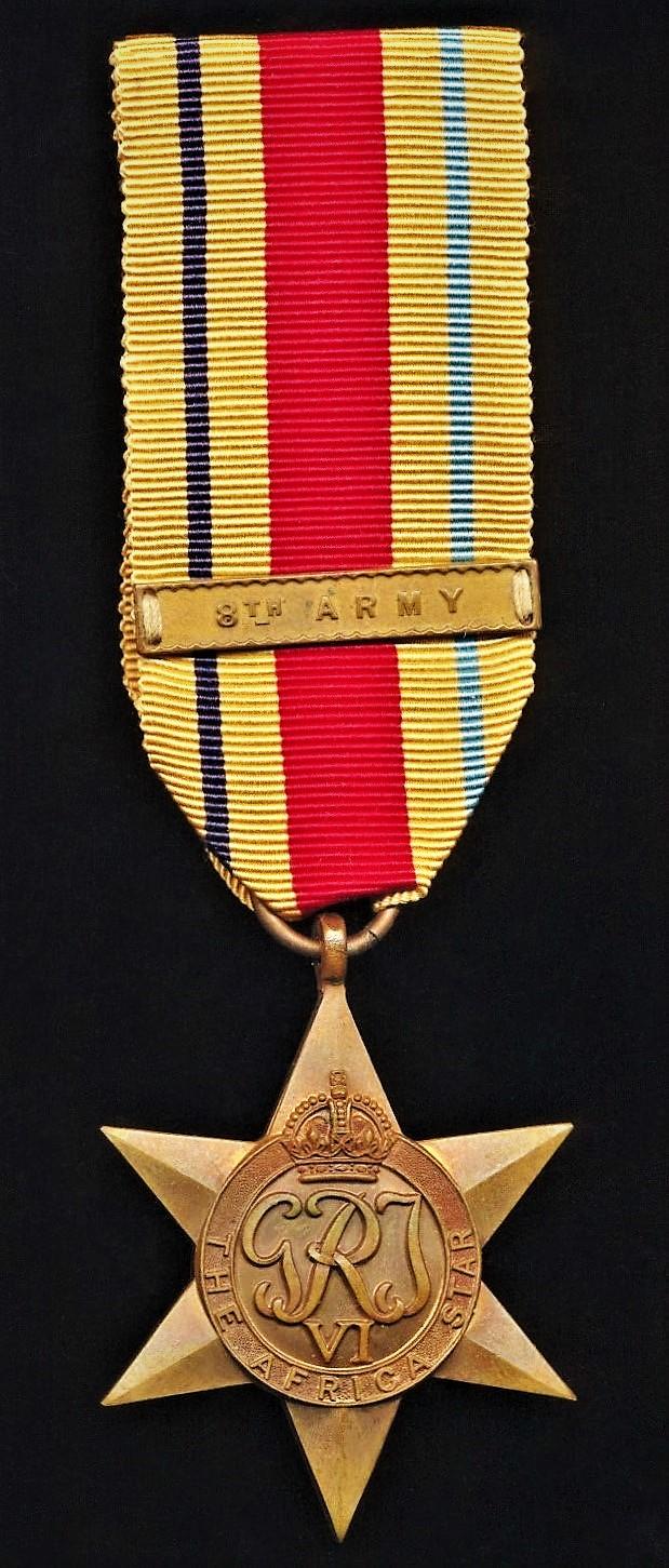 WW2 UK medal - Star of Africa with 8th Army clasp WW2 UK medal - Star of Africa with 8th Army clasp