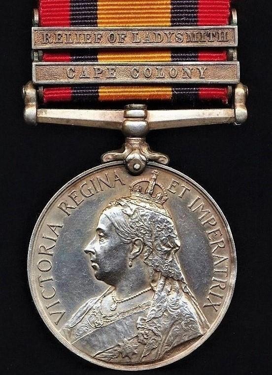 Aberdeen Medals Queens South Africa Medal 18991902. Silver issue
