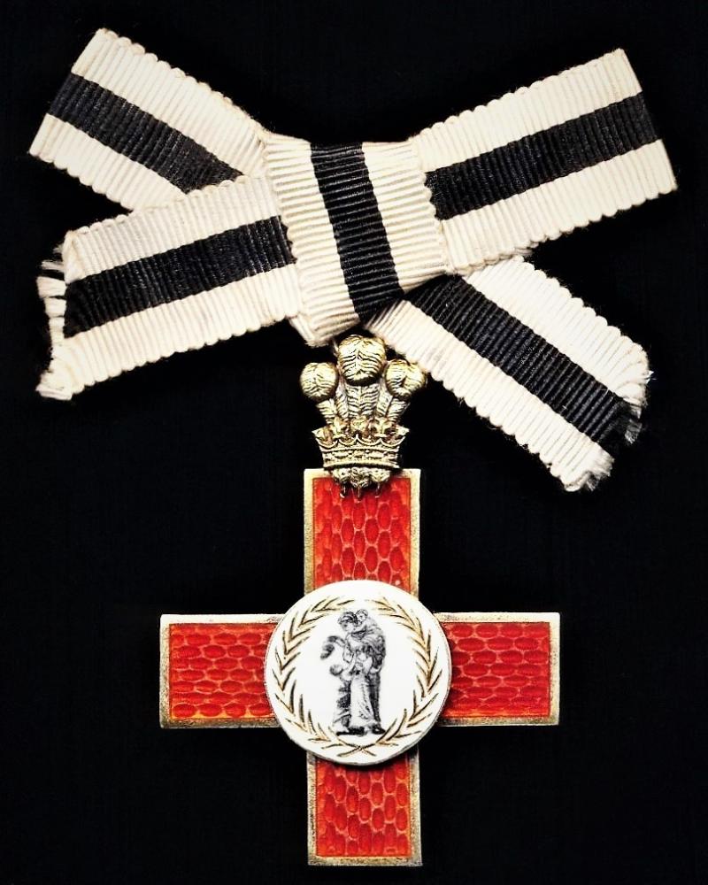 Order of the League of Mercy. Lady's shoulder badge