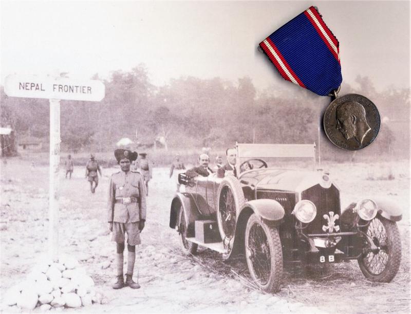 Chauffer to the Prince of Wales - the future Edward VIII - ‘Royal Tour of India’ Royal Victorian Medal group of 3: Chauffer Thomas Ferguson Clare, Crossley Motors late Army Service Corps