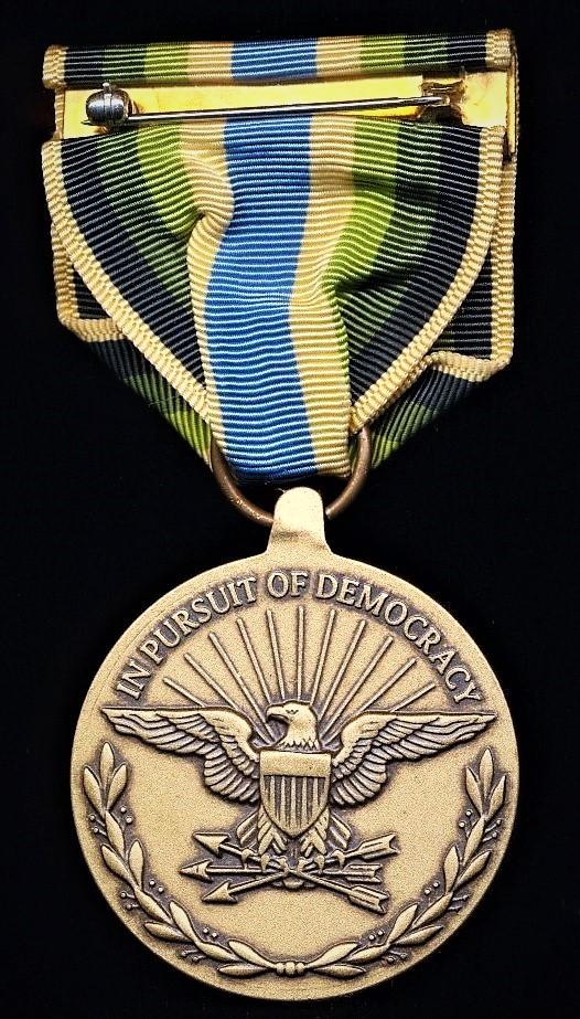 United States: Armed Forces Service Medal (AFSM). With 4 x 'Bronze Stars' emblems