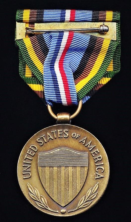 United States: Armed Forces Expeditionary Service Medal. With 'Marine Corps' device on riband