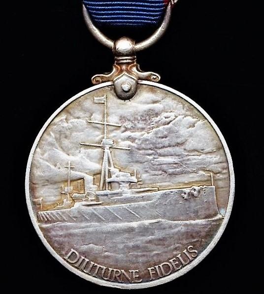 Royal Fleet Reserve Long Service & Good Conduct Medal. GV 2nd issue 'Coinage Head' (SS.116170 (Po. B.10459) S. H. Bird. Sto.1, R.F.R.)