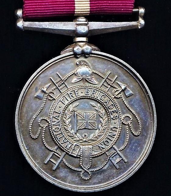 Aberdeen Medals National Fire Brigades Union. Silver 20 years long
