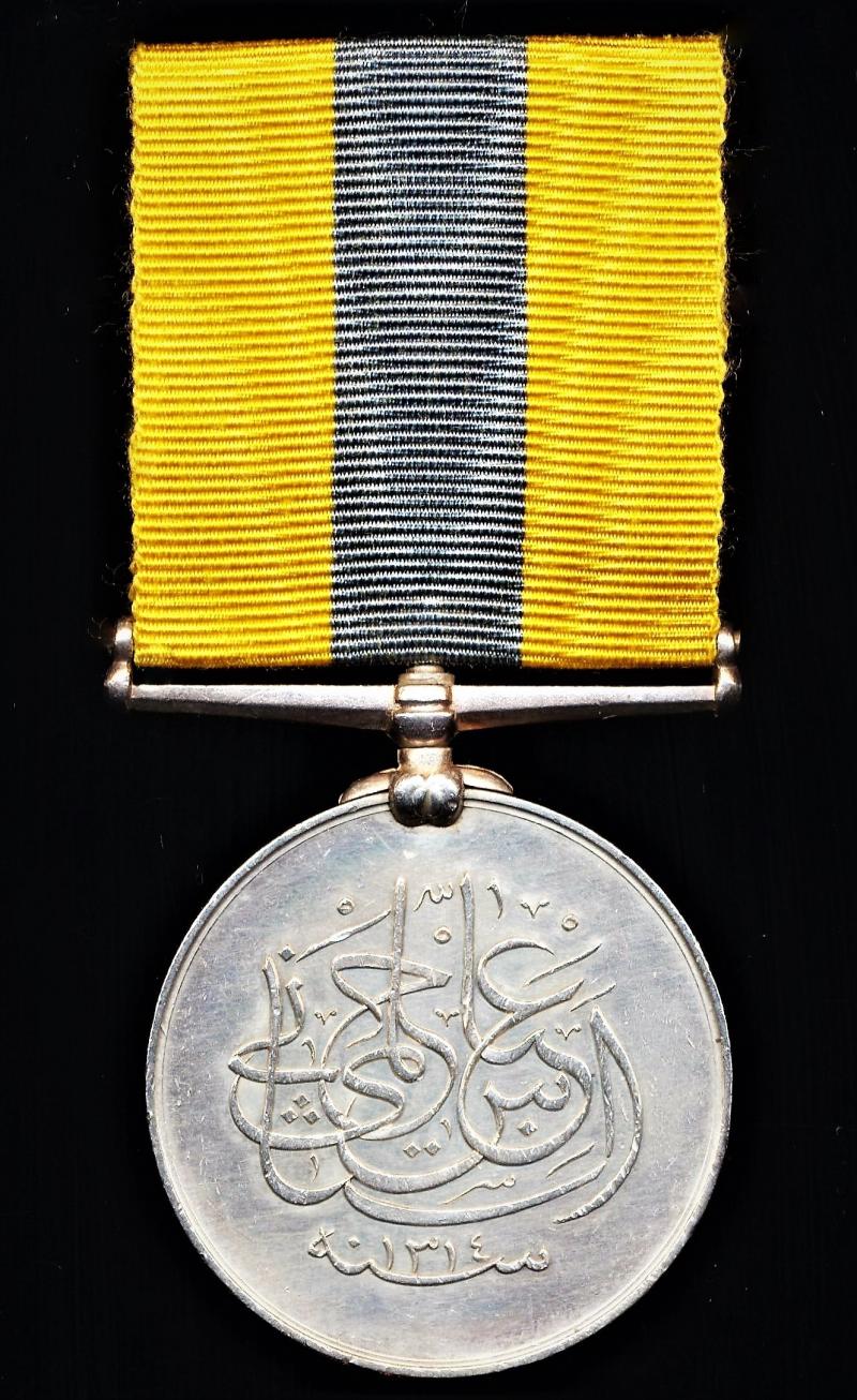 Egypt: Khedives Sudan Medal 1896-1908. Silver no clasp issue (No 6215 Pte A. Dowling. R. Dub. Fus.)