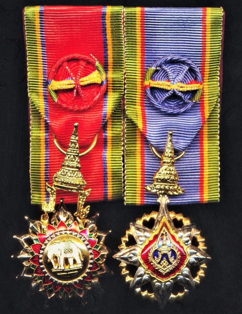 Aberdeen Medals Thailand An Unattributed Mounted Pair Of Officer aberdeen-medals-thailand-an-unattributed-mounted-pair-of-officer