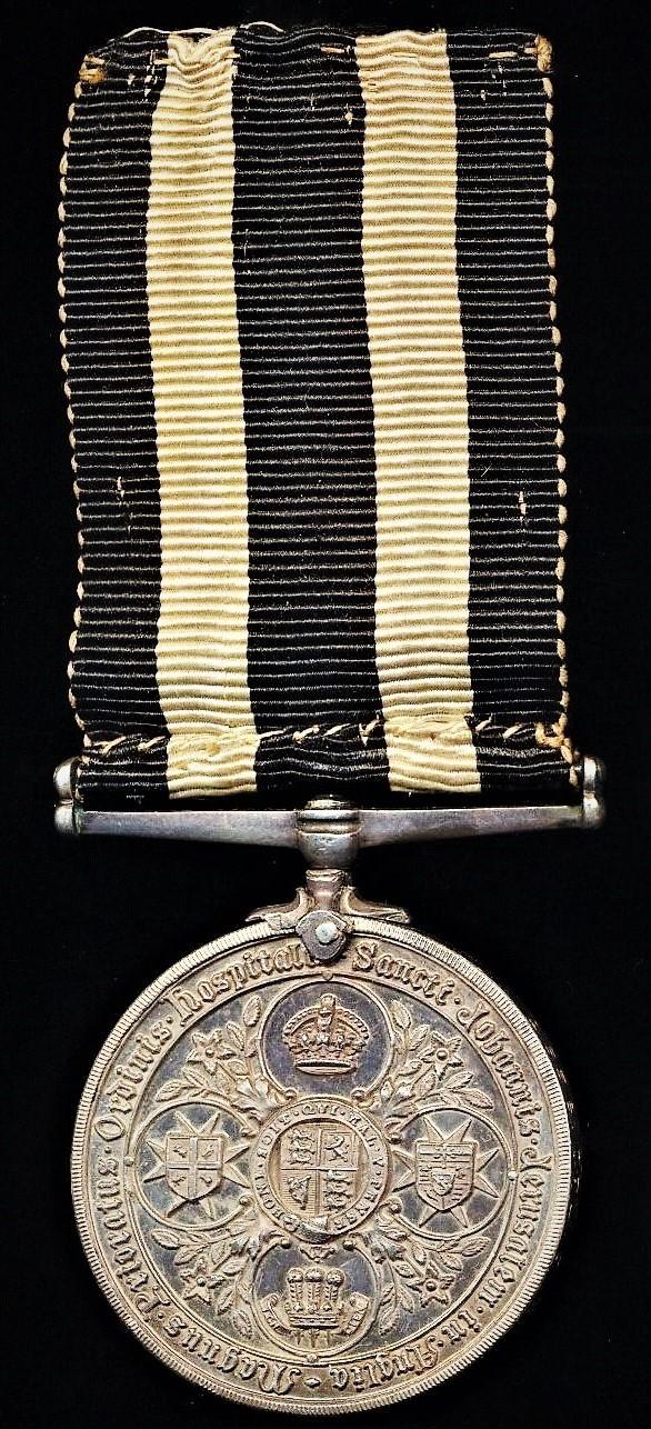 Service Medal of the Order of St.John. (2556 Cpl. G. Beaumont (Addison Coly DN. Stella Cl Co Cps No.6 Dist. S.J.A.B.O. 1922)