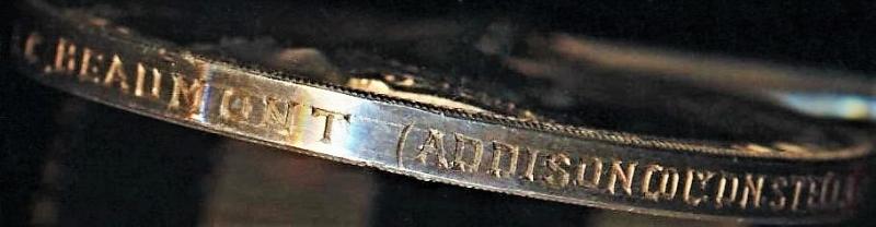 Service Medal of the Order of St.John. (2556 Cpl. G. Beaumont (Addison Coly DN. Stella Cl Co Cps No.6 Dist. S.J.A.B.O. 1922)