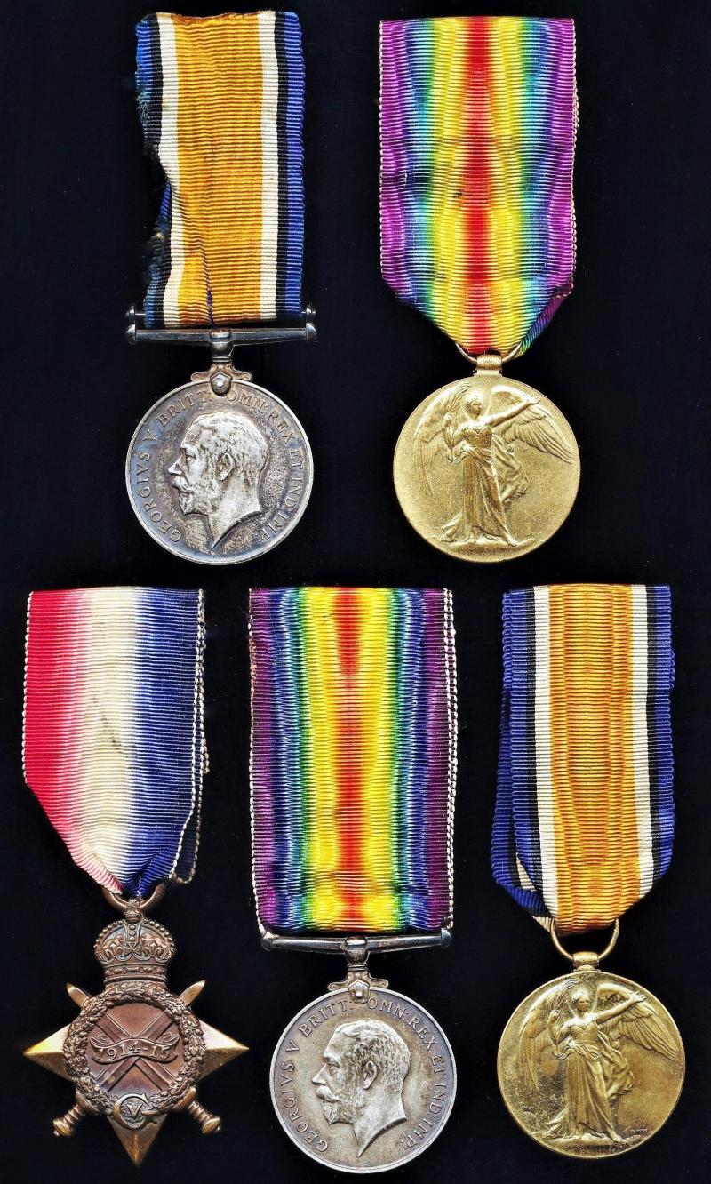 Aberdeen Medals | A most poignant Red Hackle's 'Twins' Great War 'Died ...