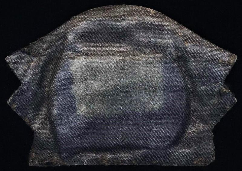 New Zealand Shipping Company: Captain's and senior officer's cap badge. Wire bullion & cloth cap badge. Circa 1914-1945