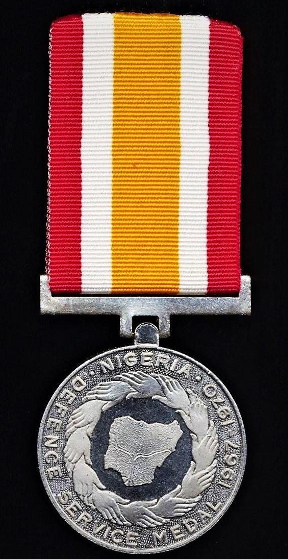 Nigeria (Republic): Defence Service Medal 1967-1970