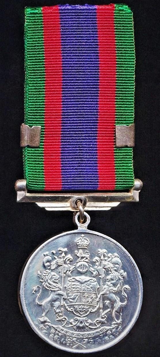 Canada: Canada Volunteer Service Medal (1939-1947). With 'Maple Leaf' clasp for 'Overseas Service'