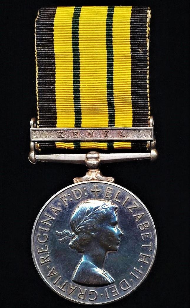 Aberdeen Medals Africa General Service Medal 190256. EIIR issue with clasp 'Kenya' (S