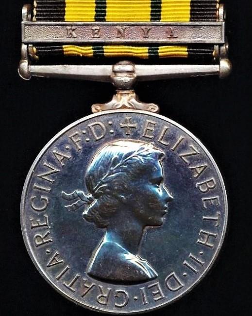 Aberdeen Medals Africa General Service Medal 190256. EIIR issue with clasp 'Kenya' (S