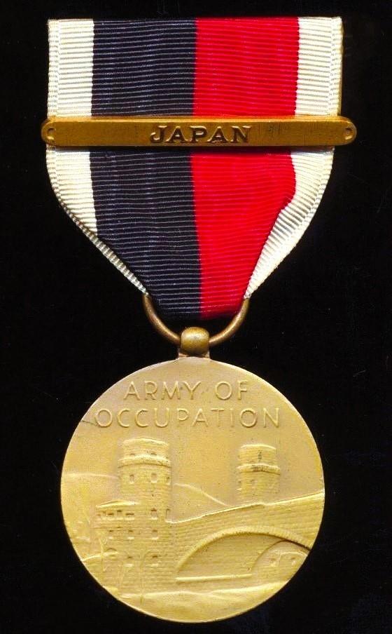 United States: Army Occupation Service Medal. With clasp 'Japan'