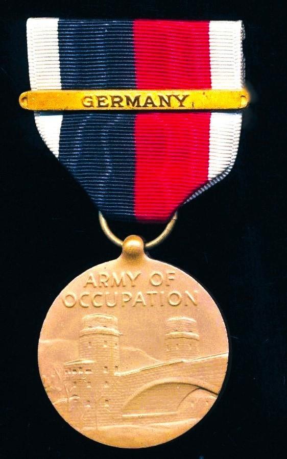United States: Army Occupation Service Medal. With clasp 'Germany'