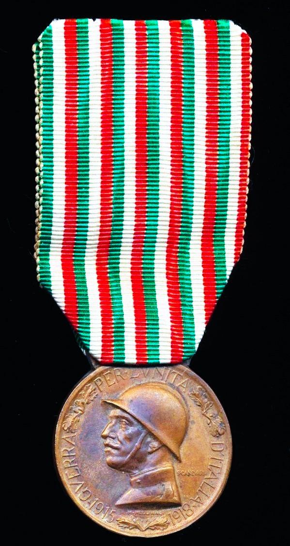 Italy: War Commemorative Medal 1915-1918. Type I. No clasp