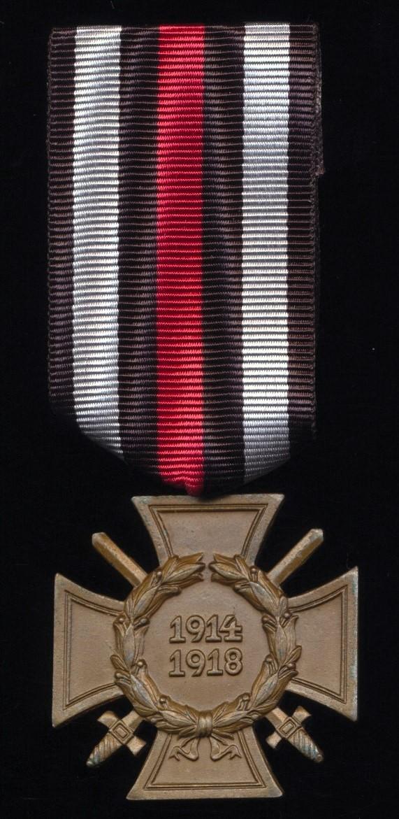 Germany (Weimar Republic): Honour Cross 1914-1918. With 'Swords' for combatants