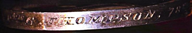 Afghanistan Medal 1878-80. No clasp (1382, Pte. G. Thompson. 78th Foot)