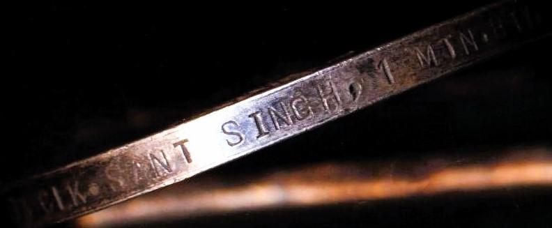 India General Service 1936. With clasp 'North West Frontier 1930-31' (32573 Clk. Sant Singh. 1 Mtn. Bty.)