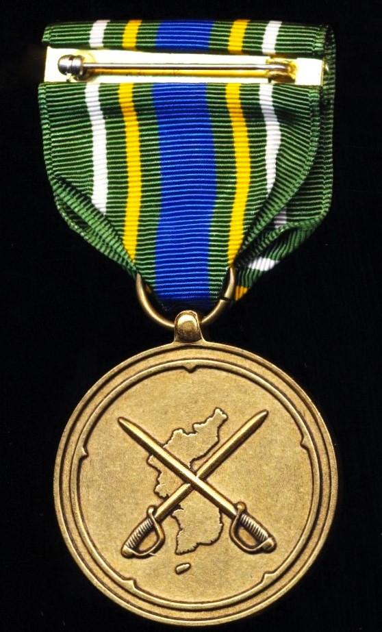 United States: Korea Defense Service Medal (KDSM). 1st type obverse legend