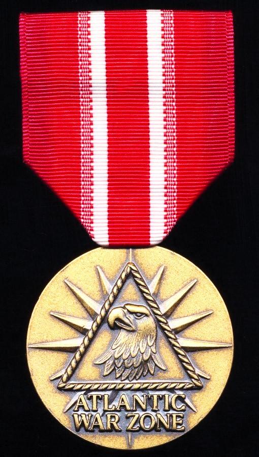 United States: Merchant Marine Atlantic War Zone Medal 1941-1946