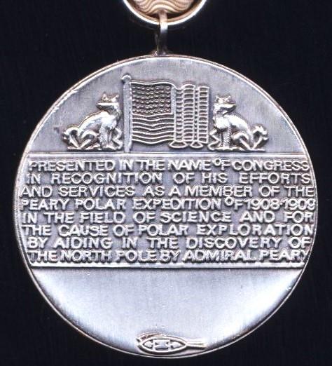 United States: Peary Polar Expedition Medal 1908-1909