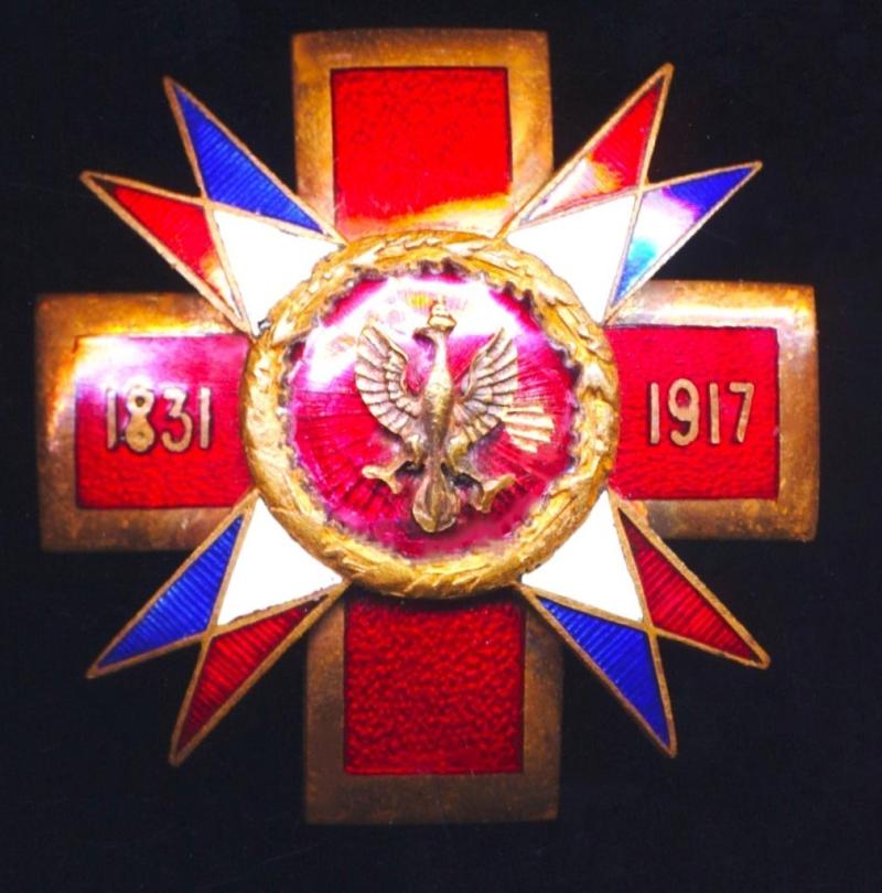 Poland (Republic 1918-1939): 5th Zaslawski Uhlan Regiment (Ostroleka) 1921. Gilt & enamel. Regimental badge to a Cavalry Regiment of the Polish Army