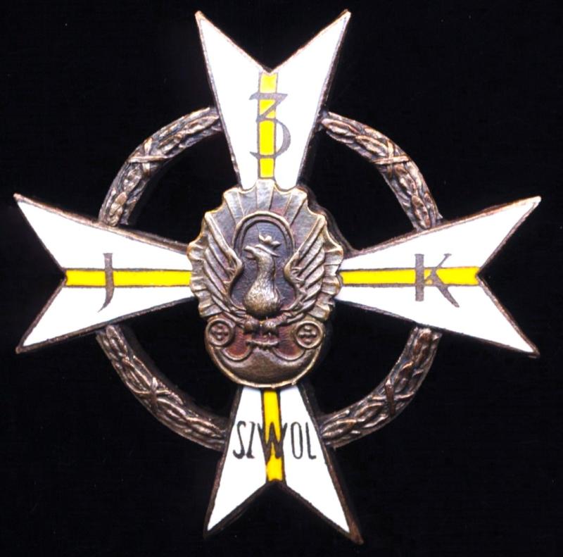 Poland (Republic 1919-1939): 3rd Mazovian Light Cavalry Regiment (Suwalki) 1921. Gilt & enamel. Regimental badge to a Cavalry Regiment of the Polish Army