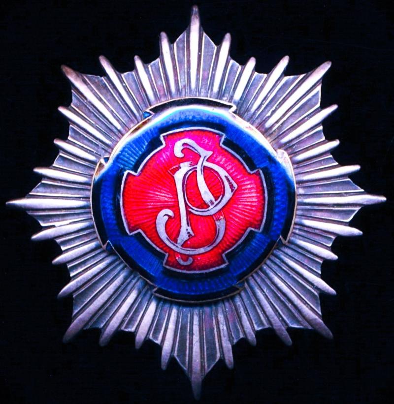 Poland (Republic 1919-1939): 1st Josef Pilsudski Light Cavalry Regiment (Warsaw) 1921. Gilt & enamel. Regimental badge to a Cavalry Regiment of the Polish Army
