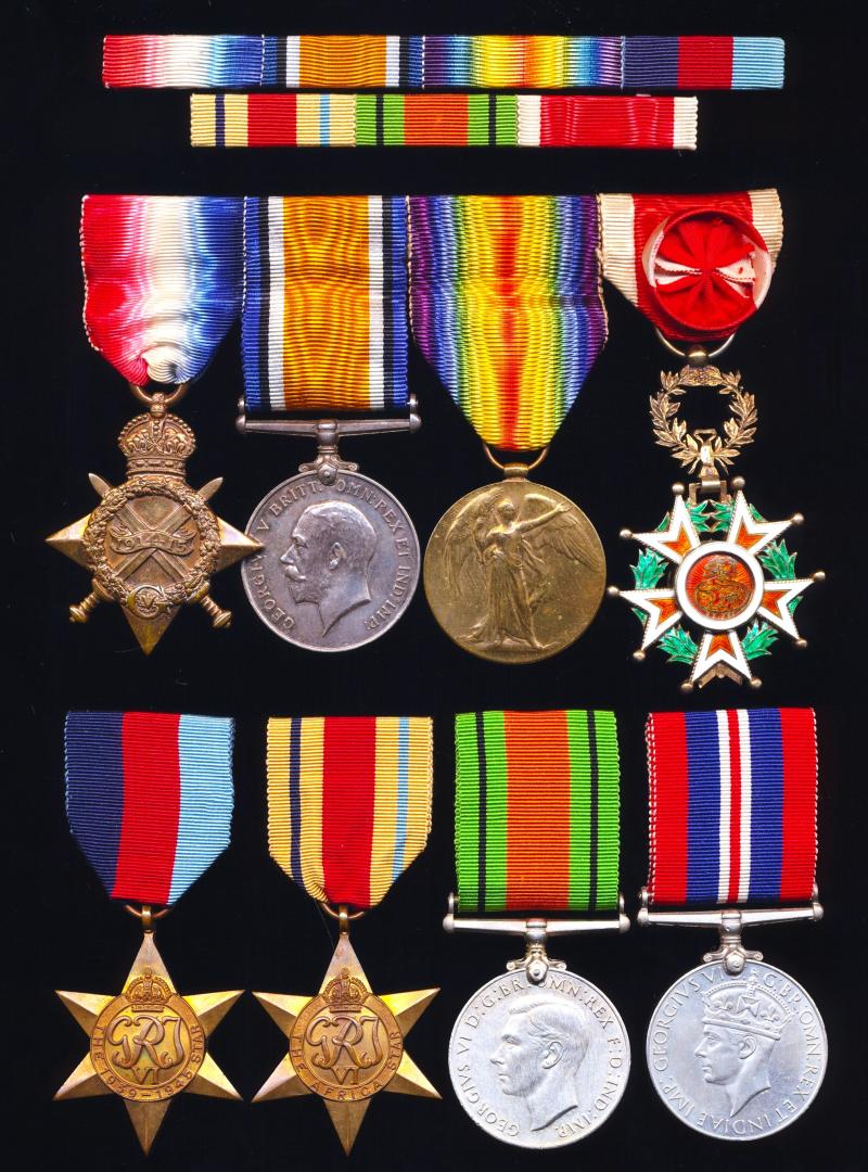 An extremely scarce World Wars & Colonial Service medal group of 8: Lieutenant-Colonel Joseph Spurrier Last, Cyprus Regiment, late Assistant Chief Secretary Colonial Service, Zanzibar, and Honourable Artillery Company