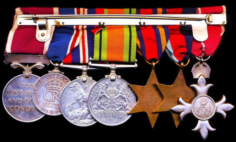 A Second War ‘Burma theatre’ M.B.E. group of seven awarded to Captain T. Chapman, Royal Artillery, who served as Quartermaster of the 24th Anti Tank Regiment R.A. with the 7th Indian Division