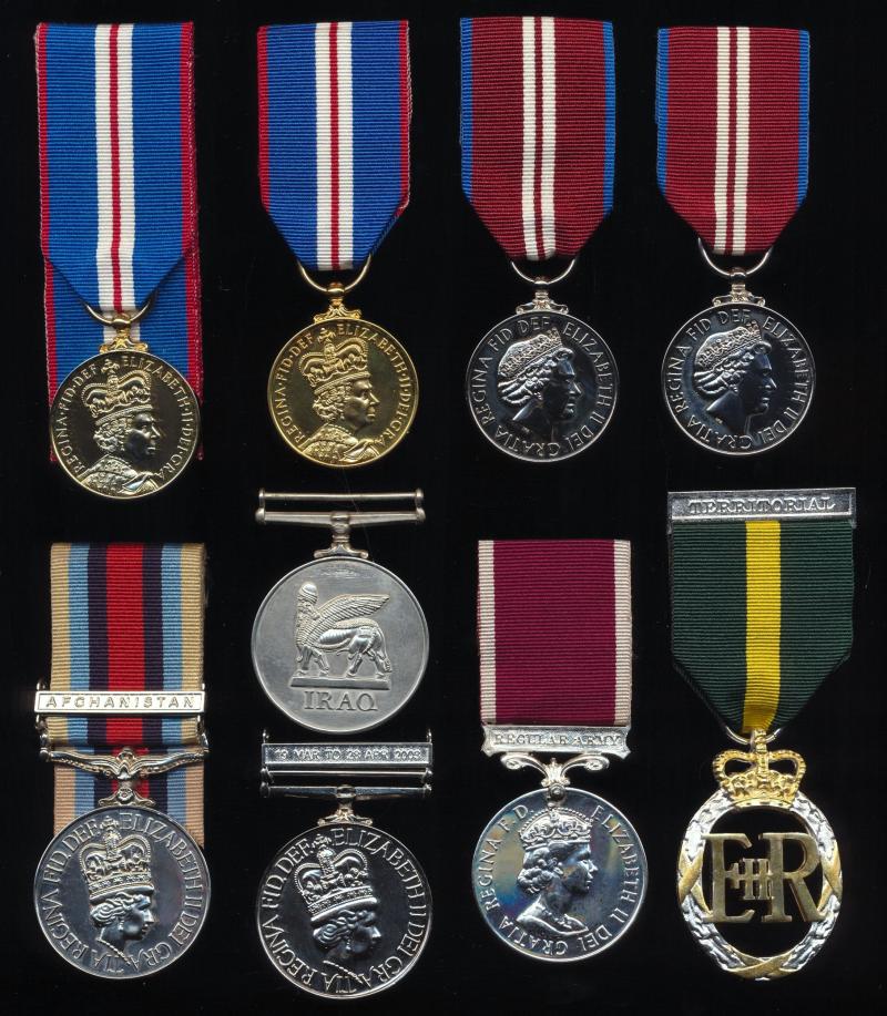 A lot of 9 x modern 'Copy' British campaign, long service and commemorative medals 2003 - 2012, comprising: