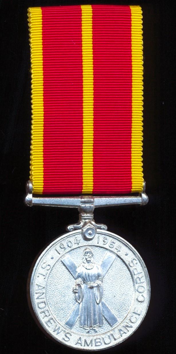 St. Andrew's Ambulance Corps (Scotland): Jubilee Medal 1904-1954