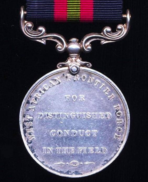 West African Frontier Force Distinguished Conduct Medal. GV issue