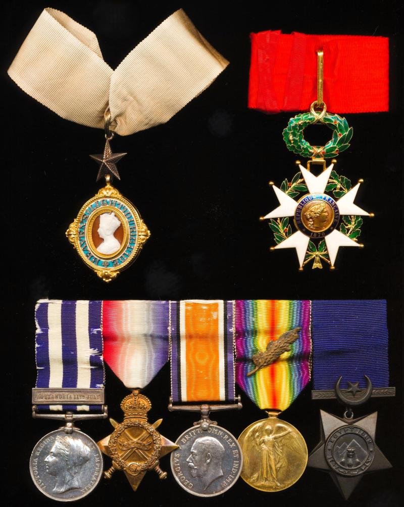 The rare group of 7 & 'Archive' of the Naval Officer commanding Persian Gulf Naval Operations 1914-15, later deployed to Dardanelles & was 'Flag Officer' Commanding Aegean Squadron 1918: Rear-Admiral Admiral Arthur Hayes-Sadler, C.S.I., Royal Navy.