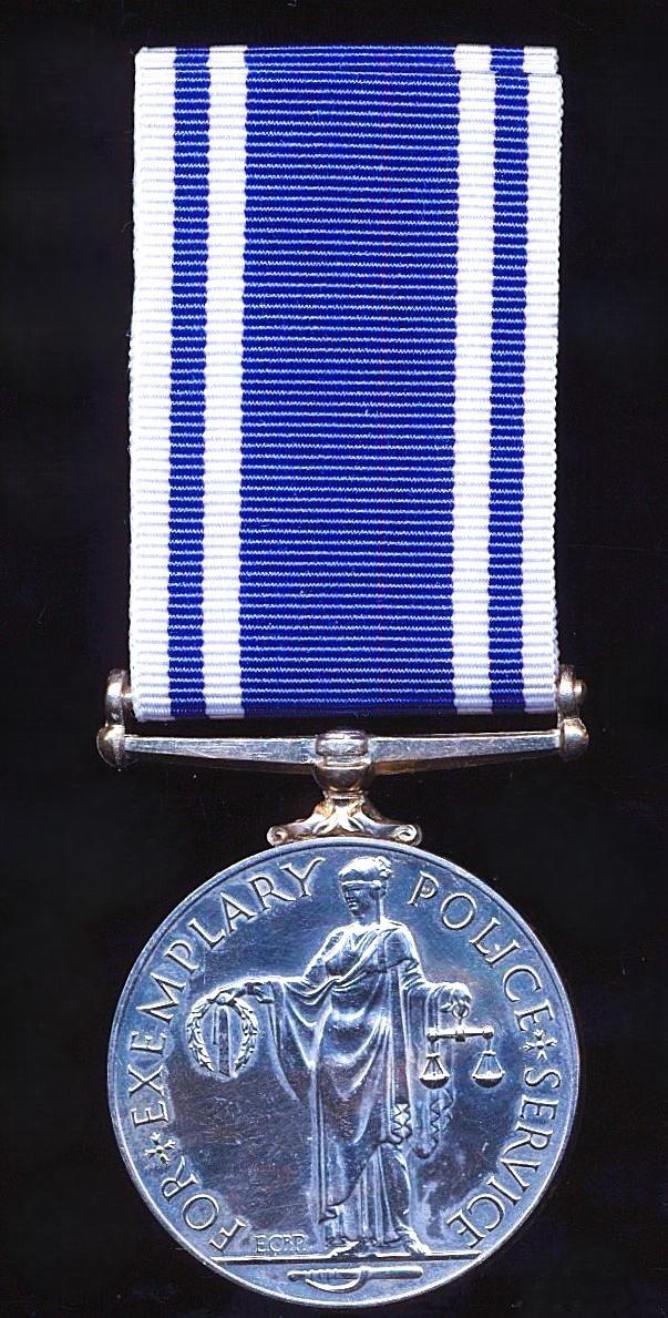 Police Long Service and Good Conduct Medal. EIIR issue (Const. George H. Marshall)