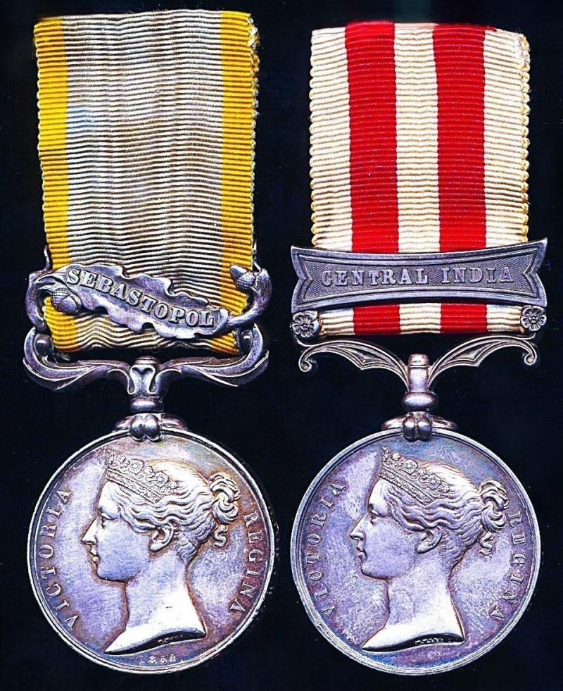 A Victorian Wars campaign medal pair: Corporal John Smith, 71st Highland Light Infantry
