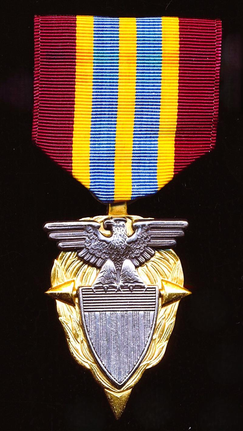United States: Defense Logistics Agency (DLA) 'Meritorious Civilian Service Award'. Gilt and white metal
